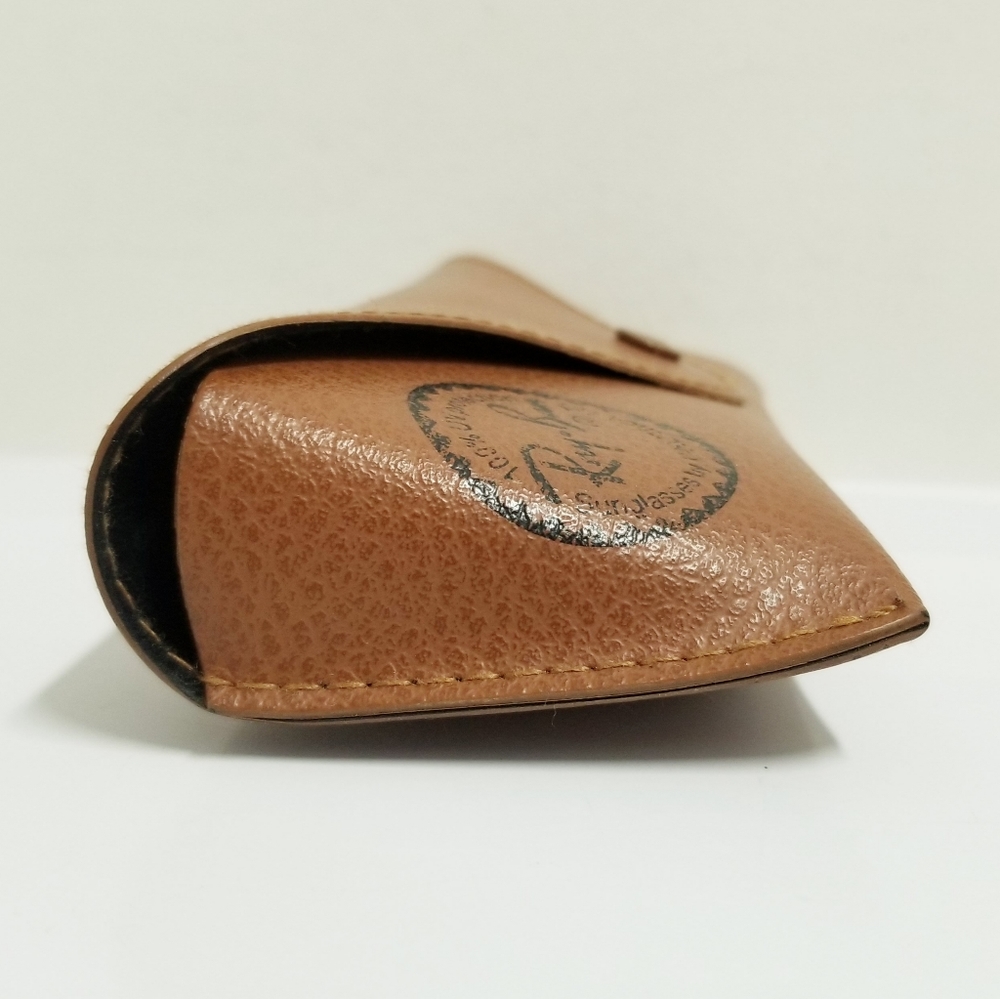 Ray-Ban Tan Leather Structured Sunglass/Reader Protective Case - Picture 5 of 10